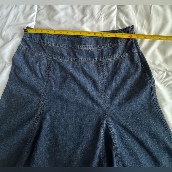 Vintage Y2K Chaps Denim Midi Skirt - Picture 4 of 12